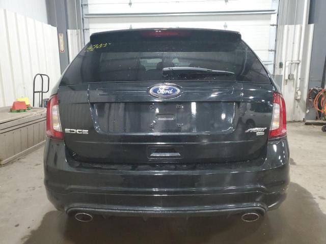 2FMDK4AKXBBA04346 - 2011 FORD EDGE SPORT BLACK photo 6