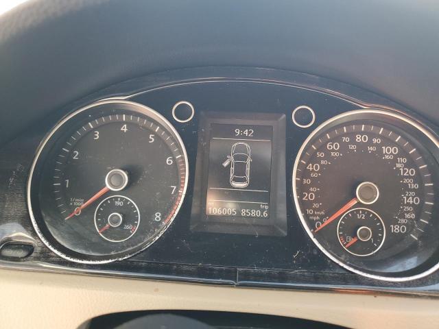 WVWBP7AN0GE512975 - 2016 VOLKSWAGEN CC BASE WHITE photo 9