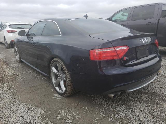 WAURV78T69A034710 - 2009 AUDI S5 QUATTRO BLUE photo 2