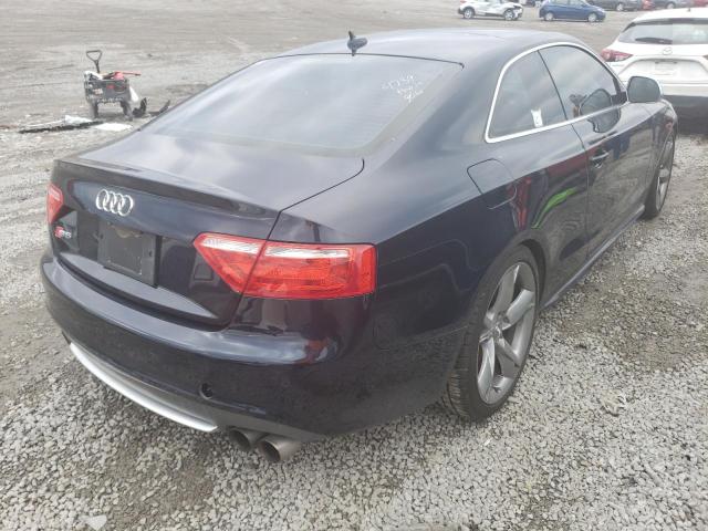 WAURV78T69A034710 - 2009 AUDI S5 QUATTRO BLUE photo 3