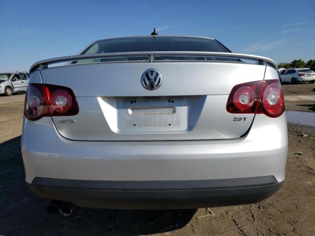 3VWRA71K08M172810 - 2008 VOLKSWAGEN JETTA WOLFSBURG SILVER photo 6