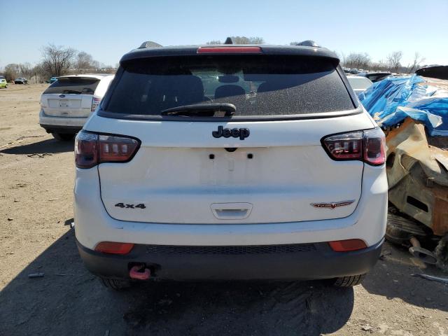 3C4NJDDB7KT712923 - 2019 JEEP COMPASS TRAILHAWK WHITE photo 6