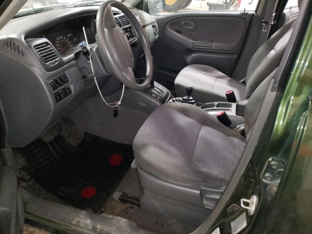 2CNBJ13C016931510 - 2001 CHEVROLET TRACKER GREEN photo 7