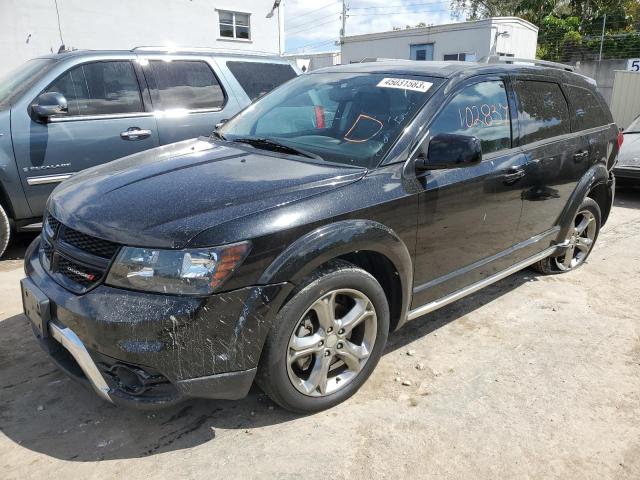 3C4PDCGG2HT594662 - 2017 DODGE JOURNEY CROSSROAD BLACK photo 1