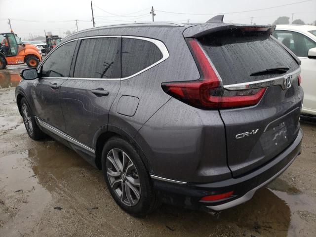 2HKRW2H97NH604398 - 2022 HONDA CR-V TOURING GRAY photo 2