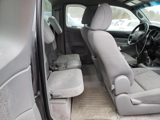 5TFUX4EN4BX007259 - 2011 TOYOTA TACOMA ACCESS CAB ნაცრისფერი ფოტო 10