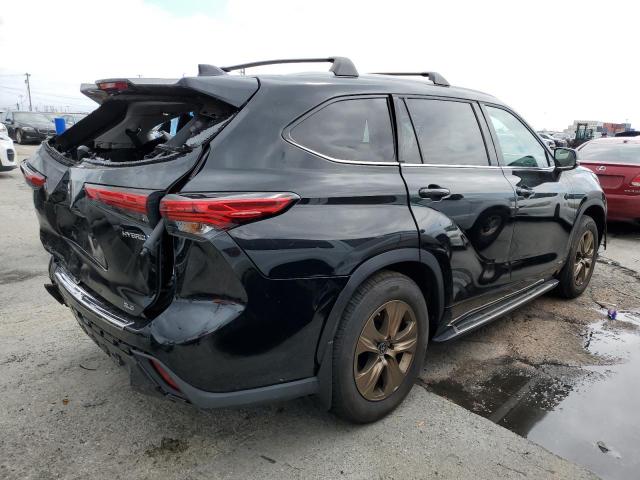 5TDABRCH7NS552698 - 2022 TOYOTA HIGHLANDER HYBRID XLE BLACK photo 3