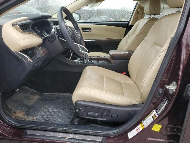 4T1BK1EB1EU131257 - 2014 TOYOTA AVALON BASE 勃艮第红 照片 7