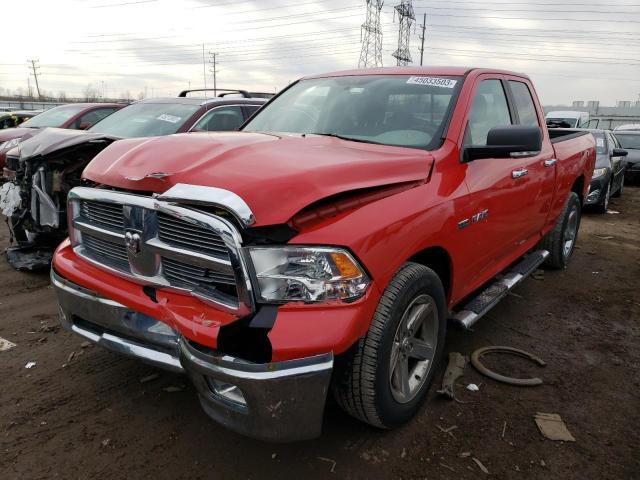 1D7RV1GT3AS188135 - 2010 DODGE RAM 红色 照片 1