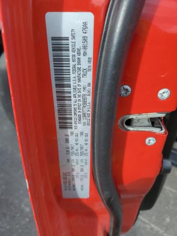 1C6RR7TT7KS689576 - 2019 RAM 1500 CLASS SLT წითელი ფოტო 12