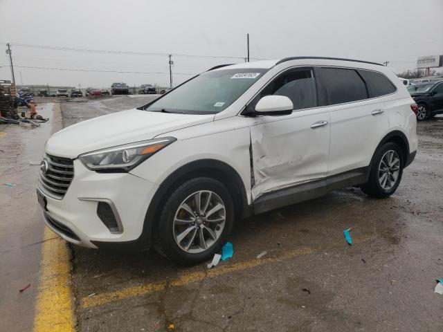 KM8SM4HF7HU177478 - 2017 HYUNDAI SANTA FE SE WHITE photo 1