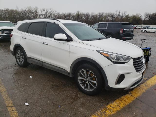 KM8SM4HF7HU177478 - 2017 HYUNDAI SANTA FE SE WHITE photo 4