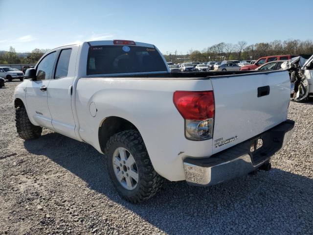 5TFRT54109X029081 - 2009 TOYOTA TUNDRA DOUBLE CAB WHITE photo 2