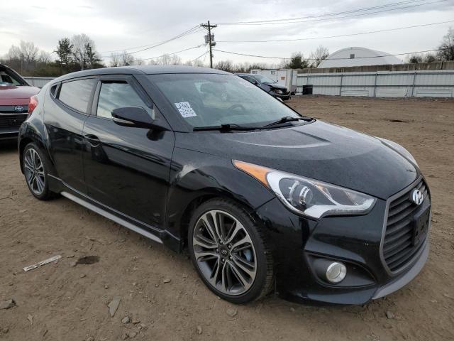 KMHTC6AE2GU279659 - 2016 HYUNDAI VELOSTER TURBO BLACK photo 4