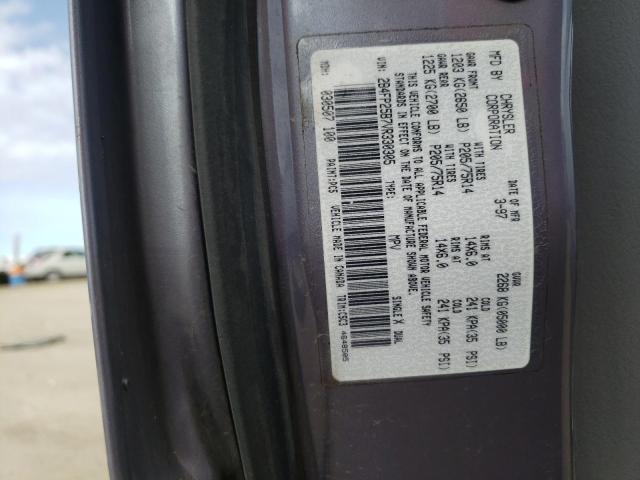 2B4FP25B7VR330305 - 1997 DODGE CARAVAN GRAY photo 13