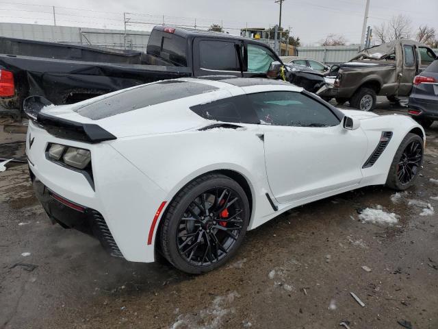 1G1YP2D6XK5604159 - 2019 CHEVROLET CORVETTE Z06 1LZ WHITE photo 3