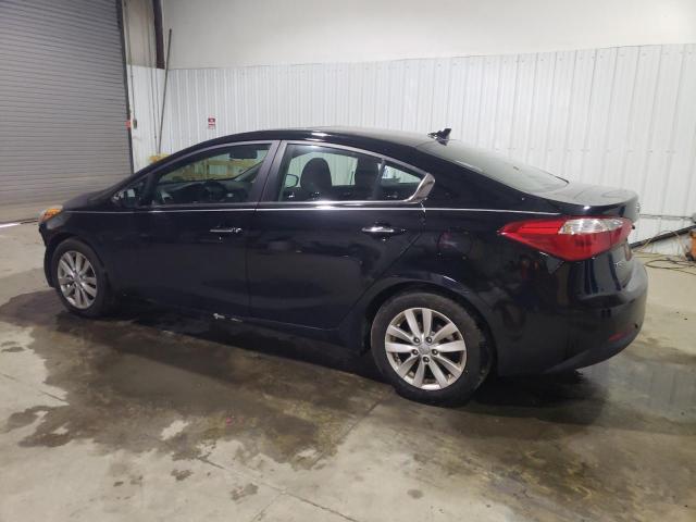 KNAFX4A86F5371142 - 2015 KIA FORTE EX BLACK photo 2