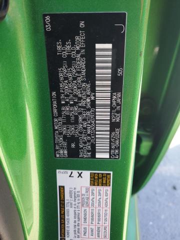 JTLKT324364079770 - 2006 TOYOTA SCION XB GREEN photo 13