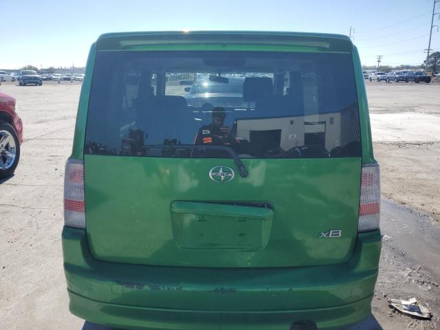 JTLKT324364079770 - 2006 TOYOTA SCION XB GREEN photo 6