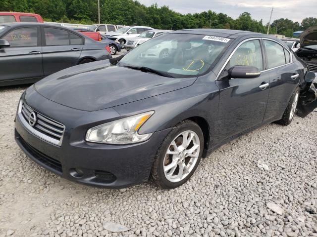 1N4AA5AP2DC815255 - 2013 NISSAN MAXIMA S GRAY photo 2