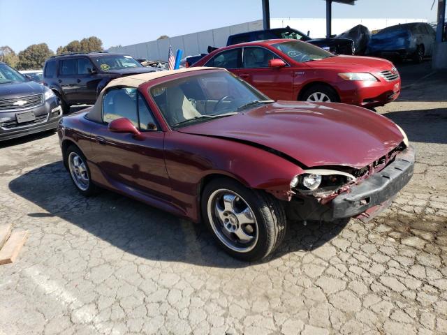 JM1NB353230310059 - 2003 MAZDA MX-5 MIATA BASE MAROON photo 4