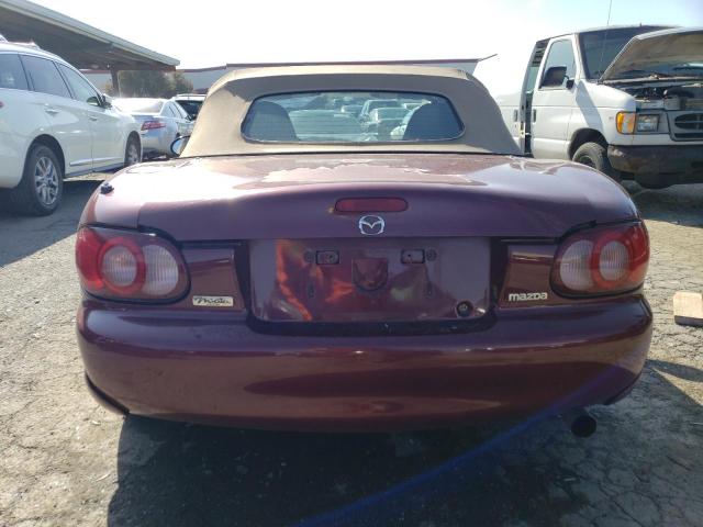 JM1NB353230310059 - 2003 MAZDA MX-5 MIATA BASE MAROON photo 6