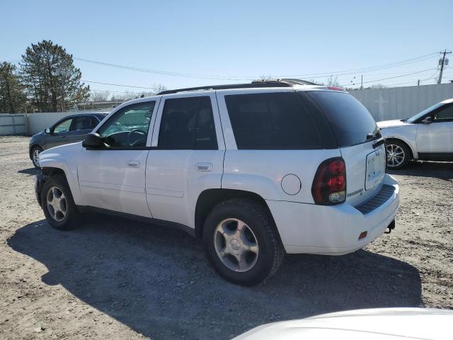 1GNDT13S282222784 - 2008 CHEVROLET TRAILBLAZE LS WHITE photo 2