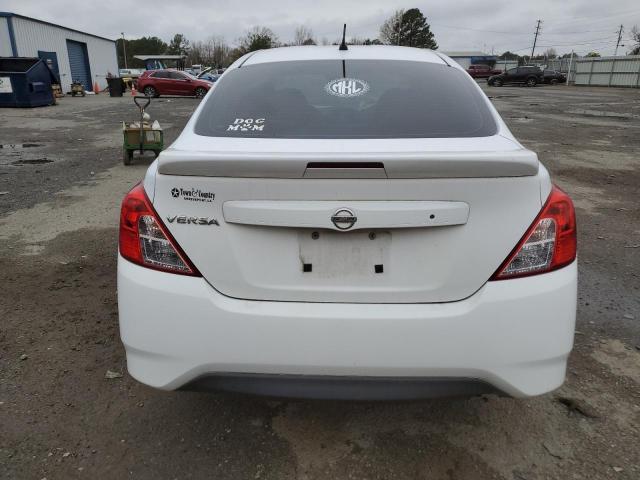 3N1CN7AP7HL868338 - 2017 NISSAN VERSA S WHITE photo 6