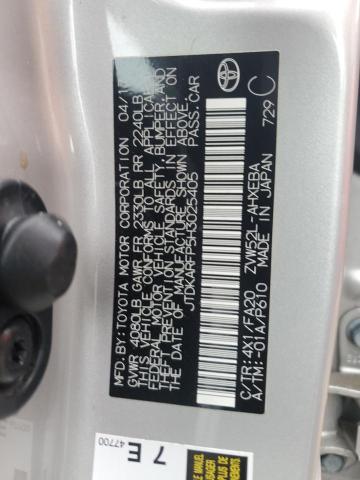 JTDKARFP5H3025405 - 2017 TOYOTA PRIUS PRIM SILVER photo 12