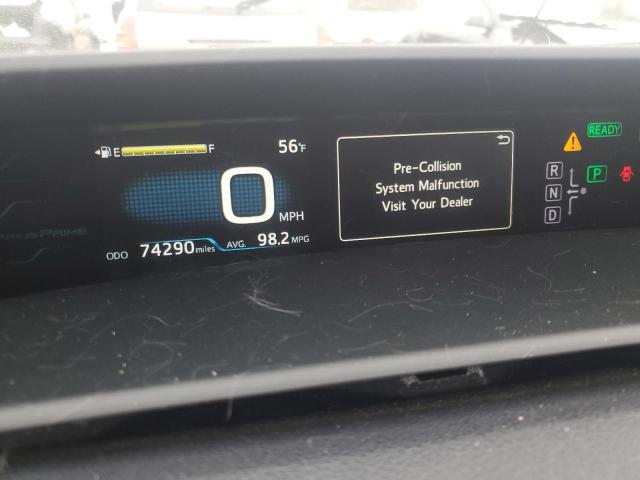 JTDKARFP5H3025405 - 2017 TOYOTA PRIUS PRIM SILVER photo 9