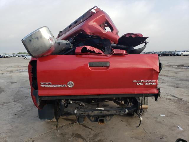 5TFJU4GN8FX085624 - 2015 TOYOTA TACOMA DOUBLE CAB PRERUNNER RED photo 6