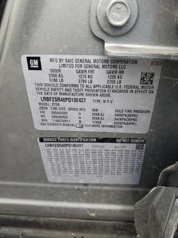 LRBFZSR48PD186437 - 2023 BUICK ENVISION AVENIR GRAY photo 13