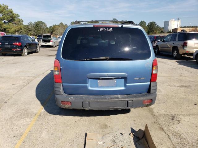 1GMDU23E2YD174600 - 2000 PONTIAC MONTANA ECONOMY BLUE photo 6