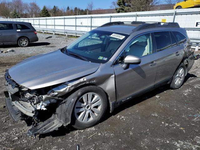 4S4BSAFC7K3396760 - 2019 SUBARU OUTBACK 2.5I PREMIUM BEIGE photo 1