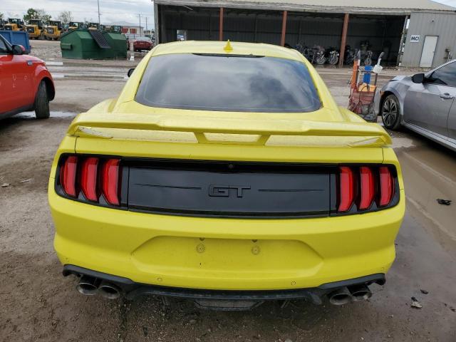 1FA6P8CF9M5126165 - 2021 FORD MUSTANG GT YELLOW photo 6