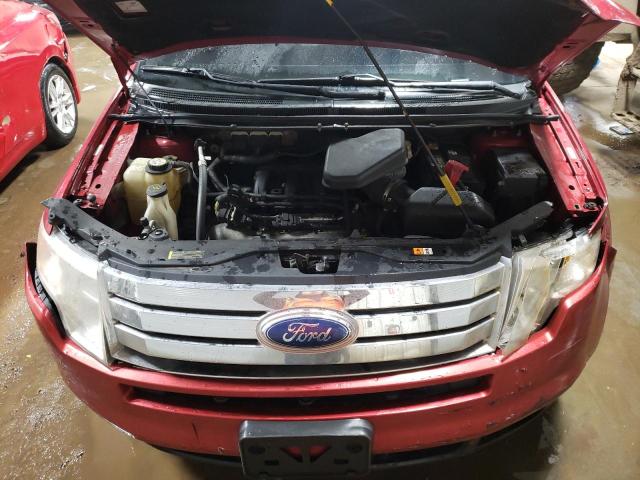 2FMDK49C47BB37320 - 2007 FORD EDGE SEL PLUS RED photo 11