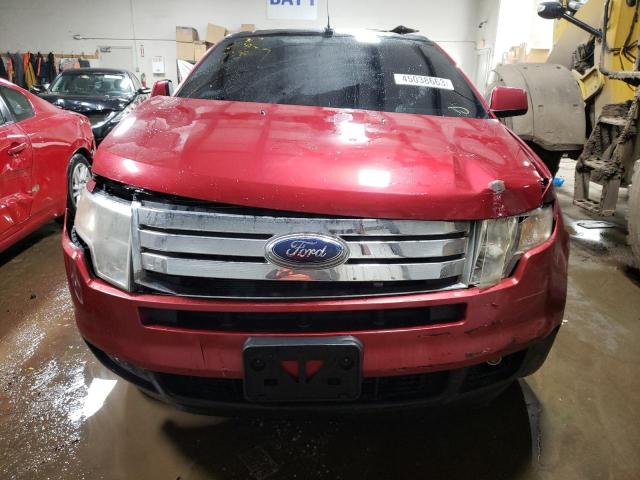 2FMDK49C47BB37320 - 2007 FORD EDGE SEL PLUS RED photo 5