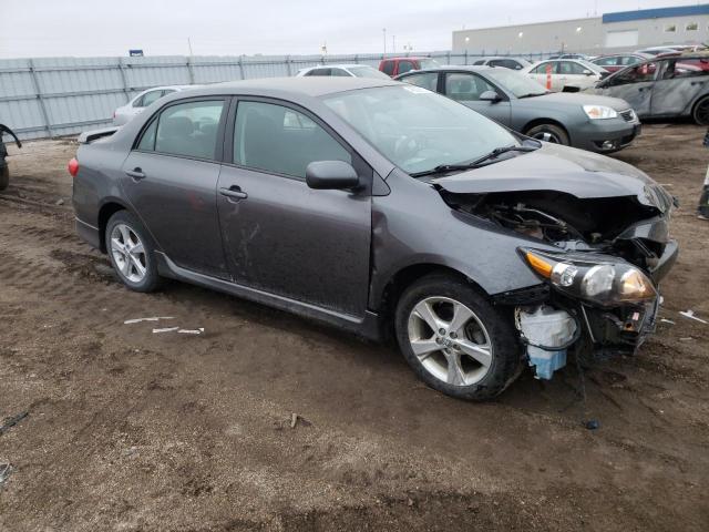 5YFBU4EE2DP082754 - 2013 TOYOTA COROLLA BASE GRAY photo 4