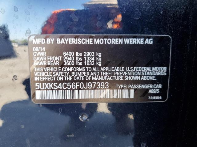 5UXKS4C56F0J97393 - 2015 BMW X5 XDRIVE35D BLACK photo 13