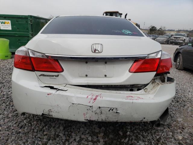 1HGCR2F37FA068560 - 2015 HONDA ACCORD LX WHITE photo 6