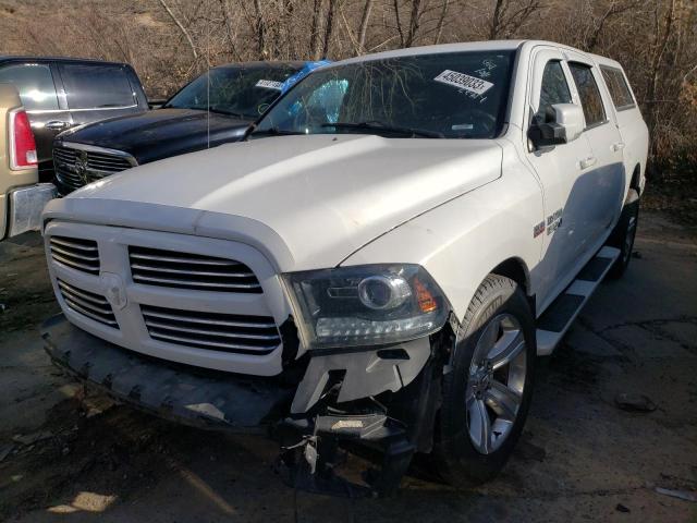 1C6RR7MT2ES275964 - 2014 RAM 1500 SPORT WHITE photo 1