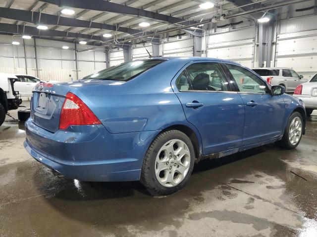 3FAHP0HA4AR281075 - 2010 FORD FUSION SE BLUE photo 3