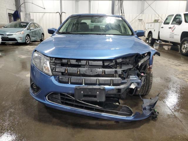 3FAHP0HA4AR281075 - 2010 FORD FUSION SE BLUE photo 5