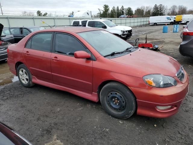 2T1BR30E97C768359 - 2007 TOYOTA COROLLA CE RED photo 4