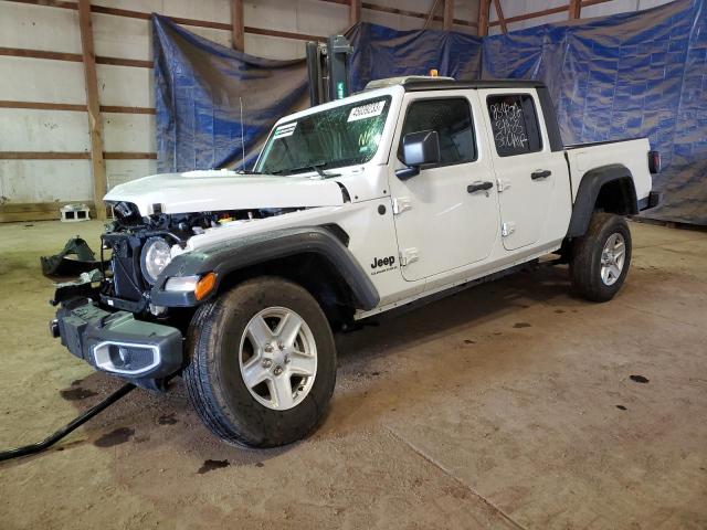 1C6HJTAGXPL529193 - 2023 JEEP GLADIATOR SPORT WHITE photo 1