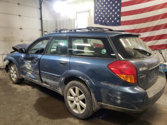 4S4BP61C077341556 - 2007 SUBARU LEGACY OUTBACK 2.5I BLUE photo 2