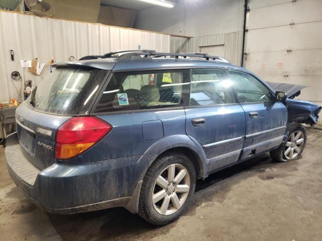 4S4BP61C077341556 - 2007 SUBARU LEGACY OUTBACK 2.5I BLUE photo 3