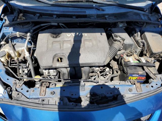 1NXBU4EE4AZ329914 - 2010 TOYOTA COROLLA BASE BLUE photo 11
