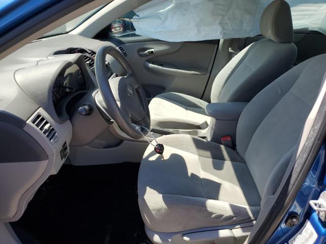 1NXBU4EE4AZ329914 - 2010 TOYOTA COROLLA BASE BLUE photo 7