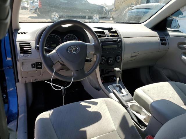 1NXBU4EE4AZ329914 - 2010 TOYOTA COROLLA BASE BLUE photo 8